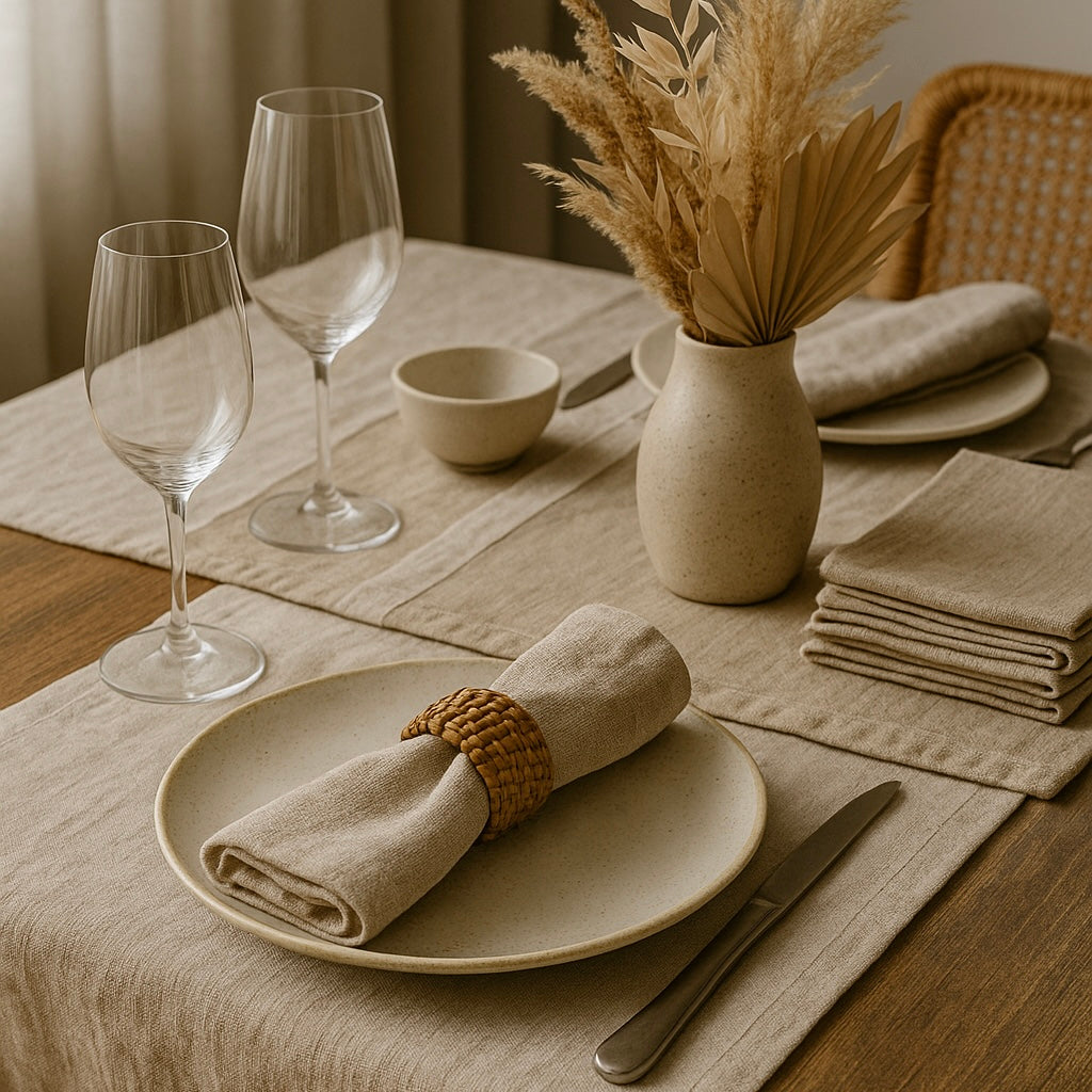 Τάσεις 2025 στη Διακόσμηση Τραπεζιών με Λινά