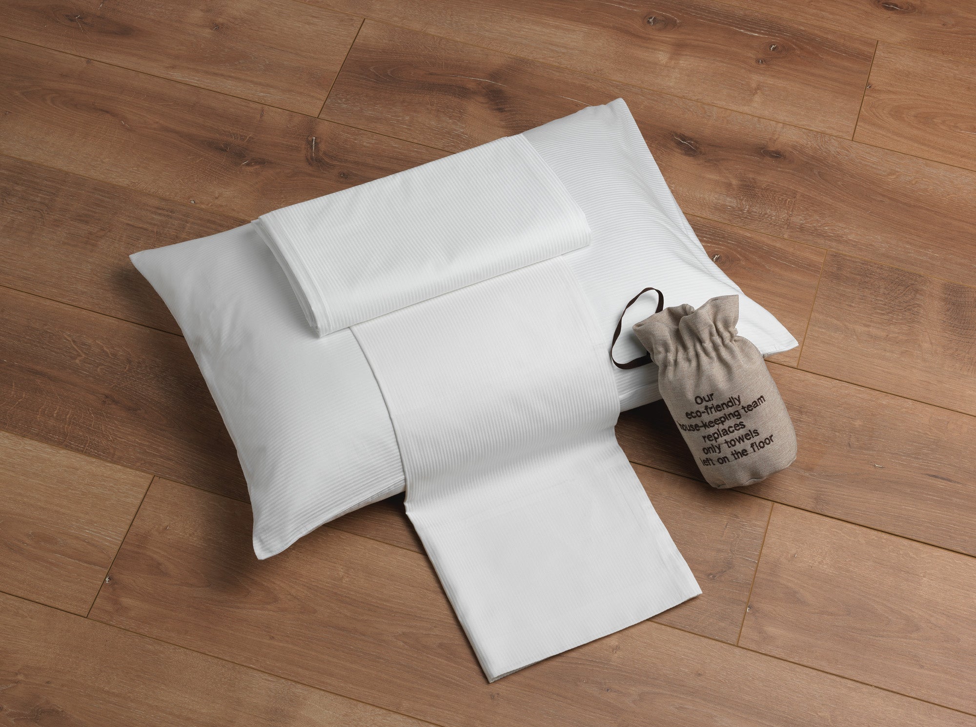 Satin striped pillowcase 2mm 300TC