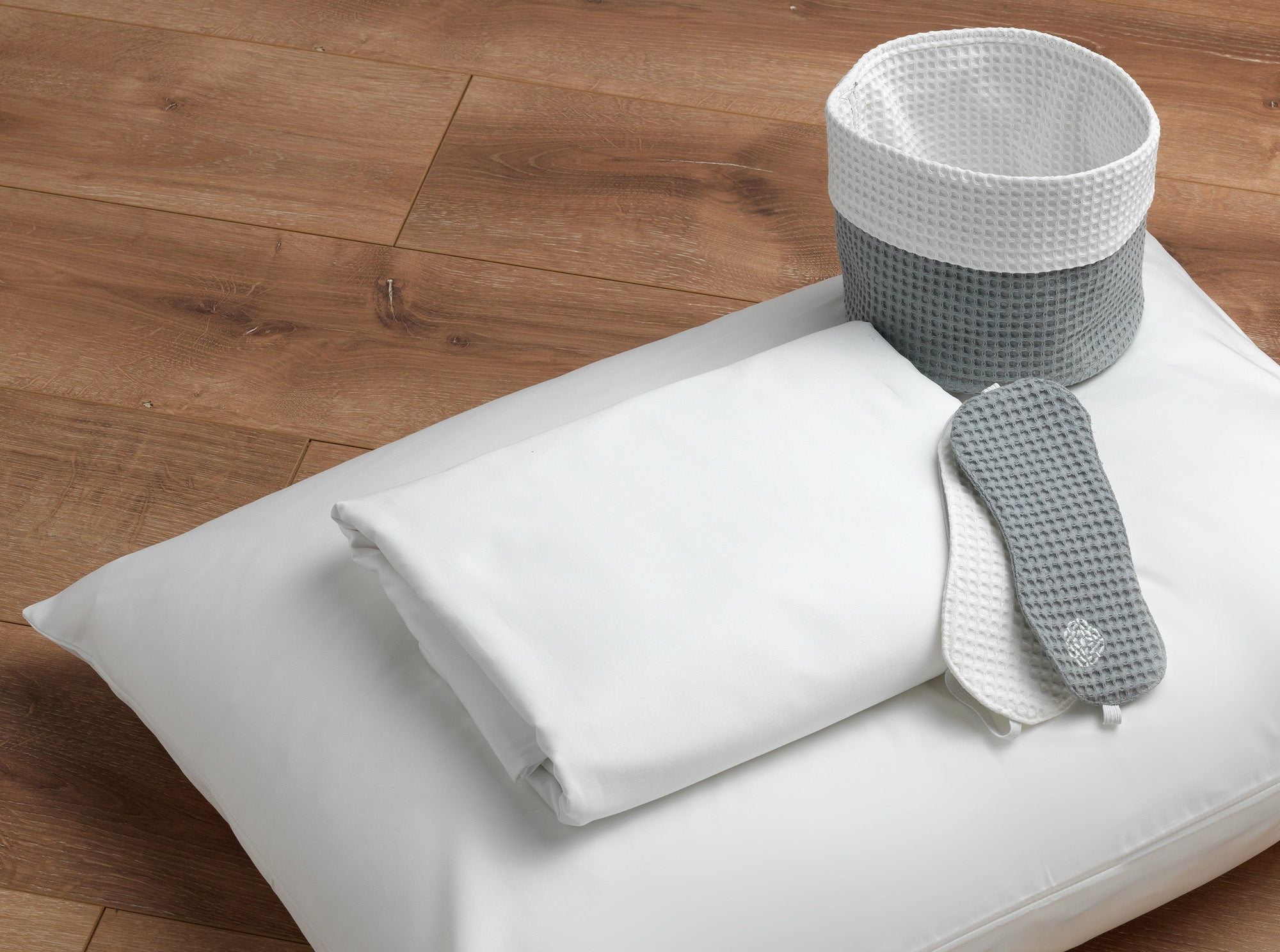 Σετ λευκά σεντόνια percale