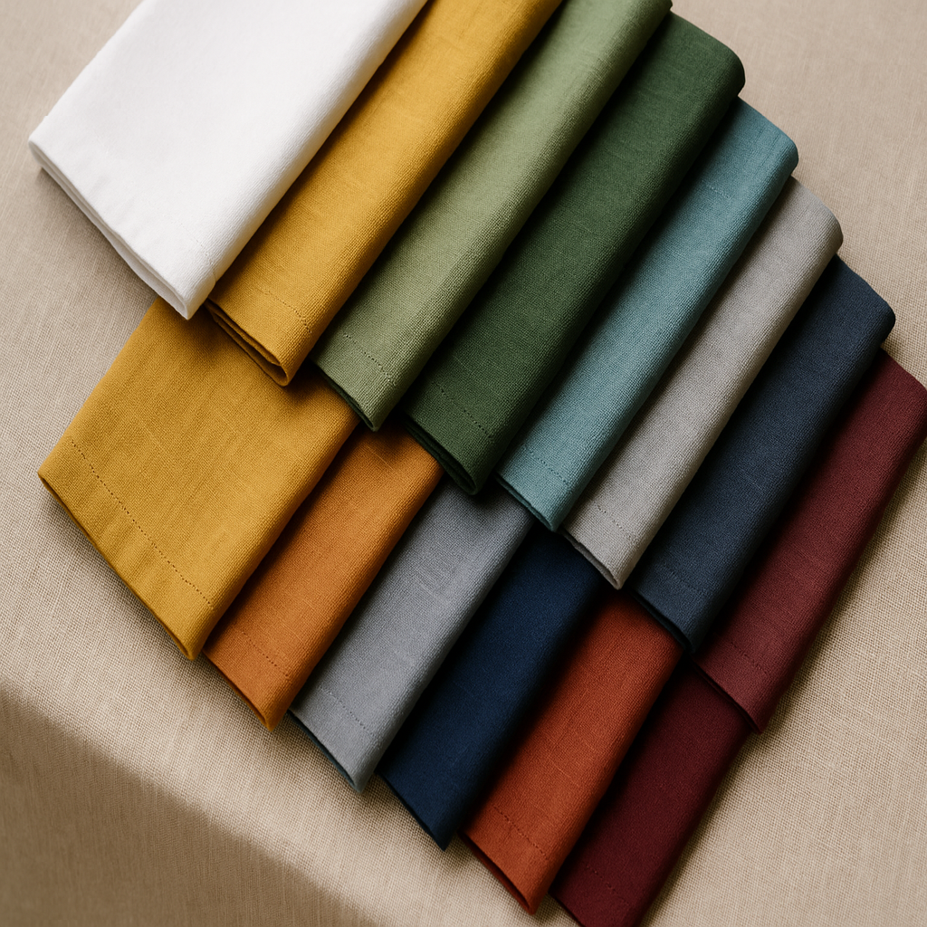 Τι χρώματα τραπεζομάντηλων προτιμούν οι πελάτες (και γιατί)