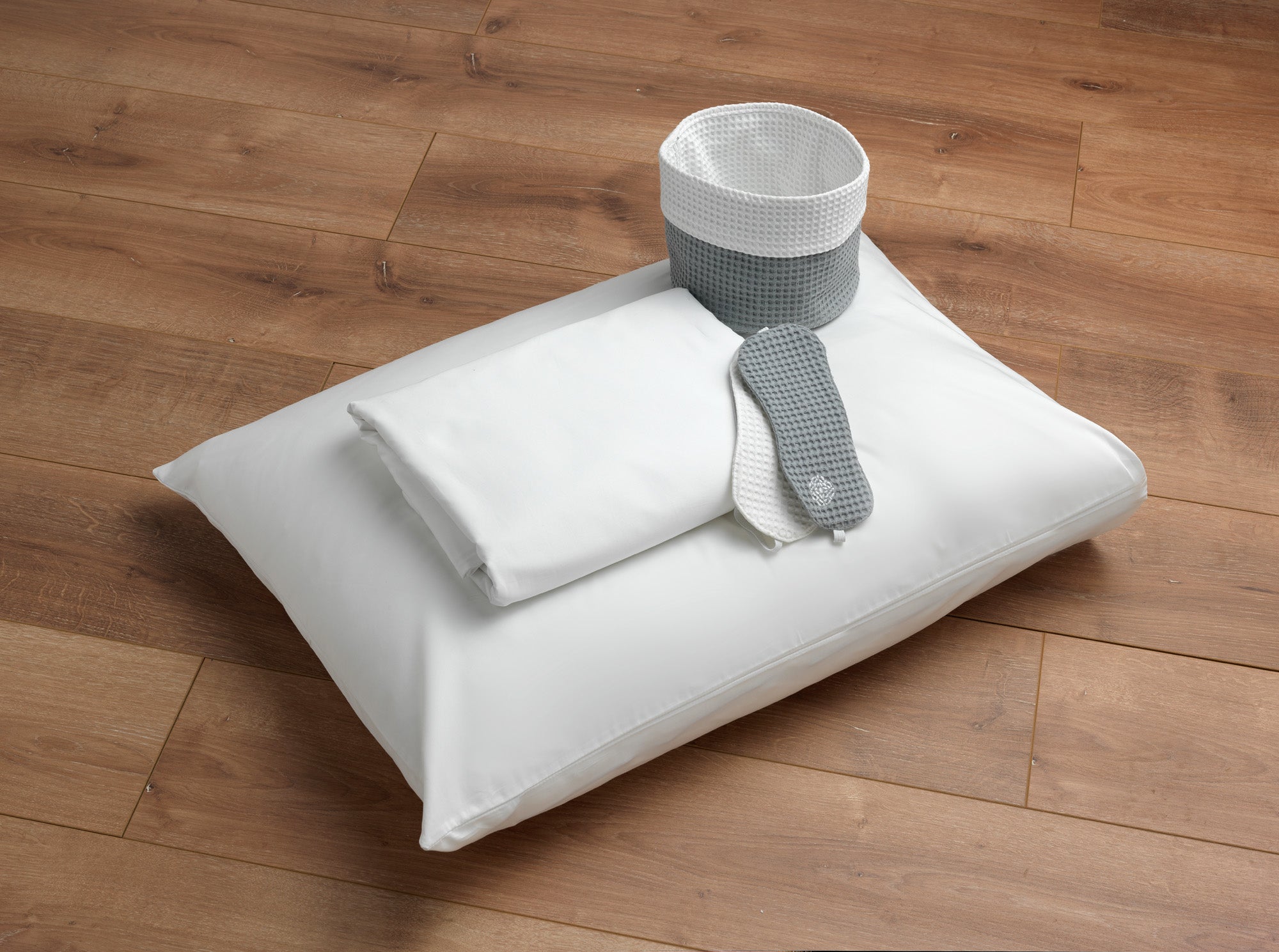 Λευκή μαξιλαροθήκη Super percale 220TC