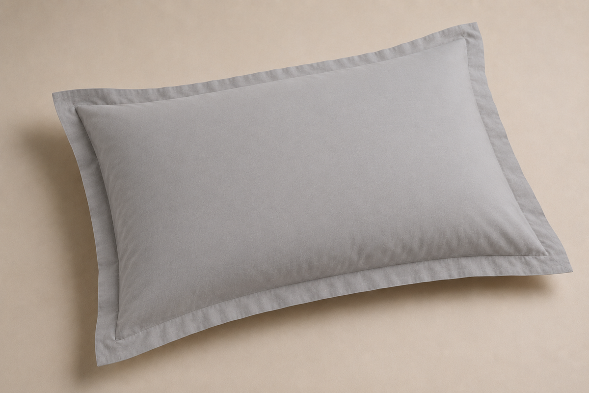 Μαξιλαροθήκη Super Percale Sanforised Γκρι
